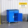 Heavy-Duty Multifunctional Tool Cart with Drawers for Workshop Storage