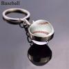 Новый Брелок для Ключей Футбол Баскетбольное Бейсбольное Теннисное Волейбольное Унисекс Украшение для Сумки Металлический Держатель Подвеска Брелок Велосипедные Украшения
