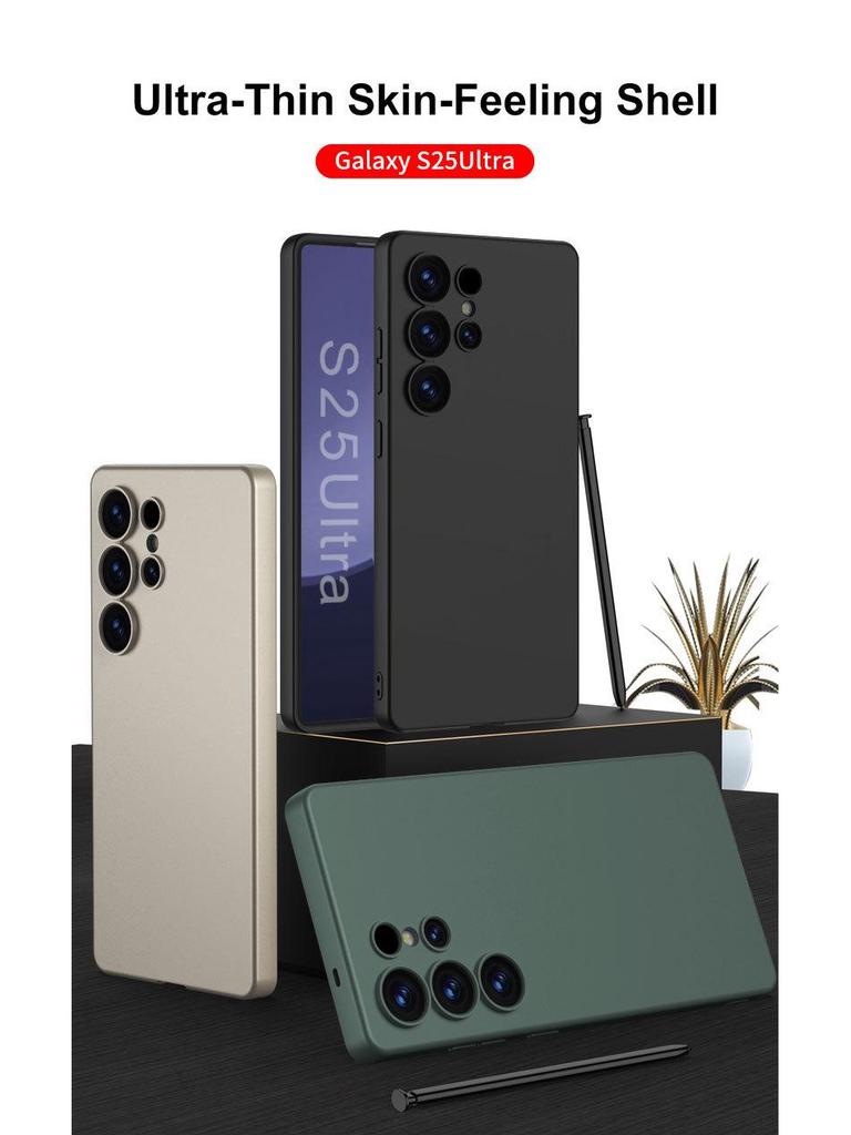 Тонкий силиконовый мягкий чехол из ТПУ Samsung S25 Ultra с защитой от падений и точными вырезами
