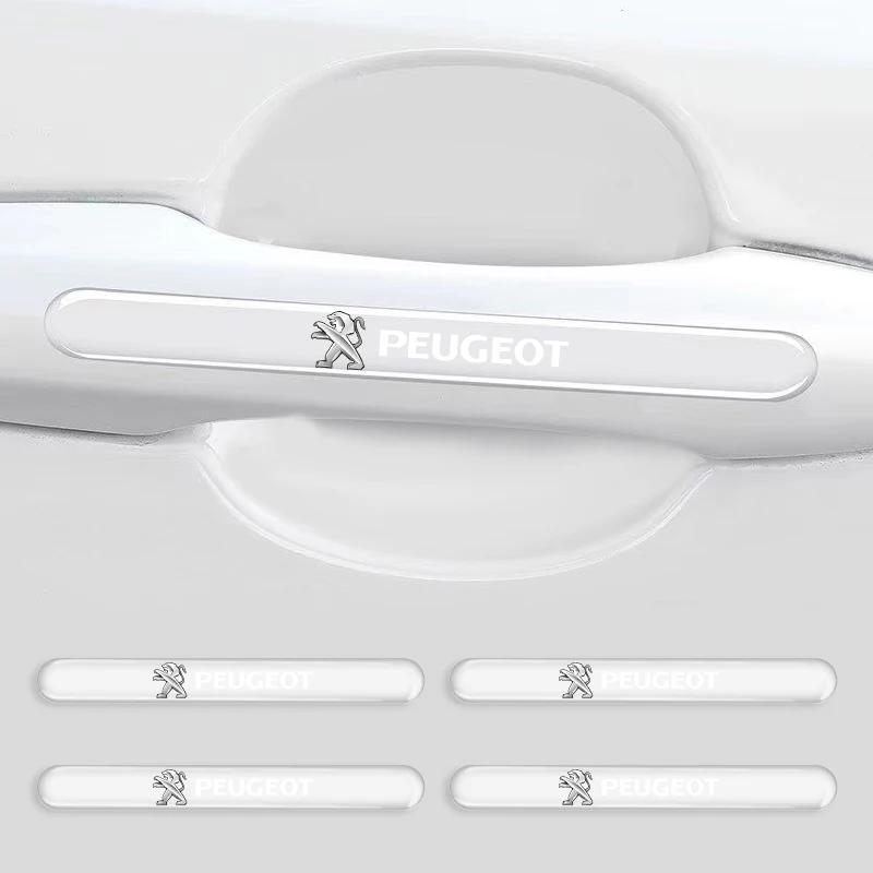 For Peugeot Car Door Transparent Strip Rearview Mirror Anti-Collision Protection Strip For Peugeot 206 207 307 3008 2008 308 407