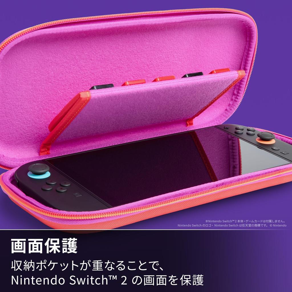 Лицензированный тонкий чехол PowerA для Nintendo Switch 2 Mario Friends [Продукт Nintendo] – & NSCS0550JP-01 [2-летняя гарантия]