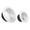Adjustable Air Ventilation Cover Round Ducting Ceiling Wall Hole Abs Air Vent Grille Louver Kitchen Bath Air Outlet Fresh System