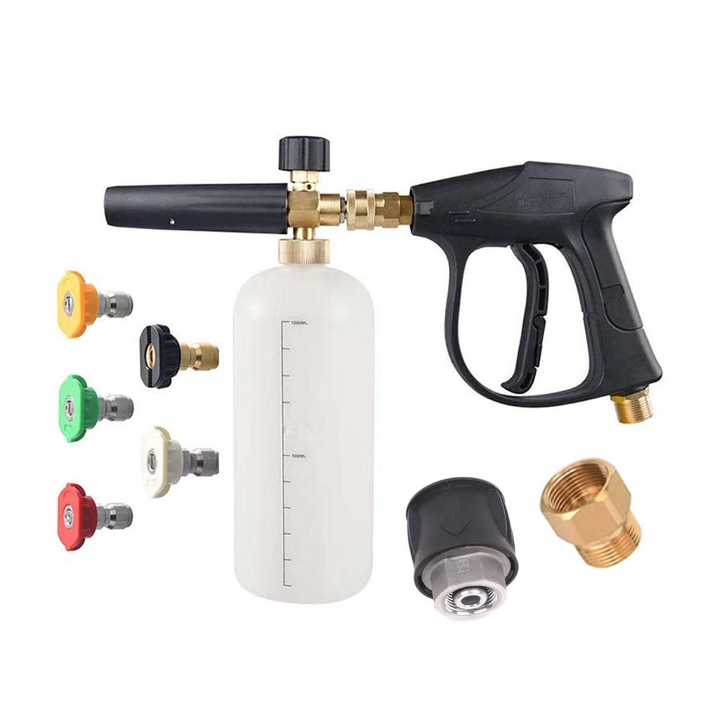 Пистолет для мойки высокого давления 4350PSI с насадками для мойки высокого давления Аксессуары для мойки пола автомобиля Инструменты для мытья окон