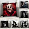 O-ОЗЗИ ОСБОРН Наволочка Диван Декоративная Домашняя Принт Плюшевая Квадратная Наволочка-Подушка Чехол Декор Подушки