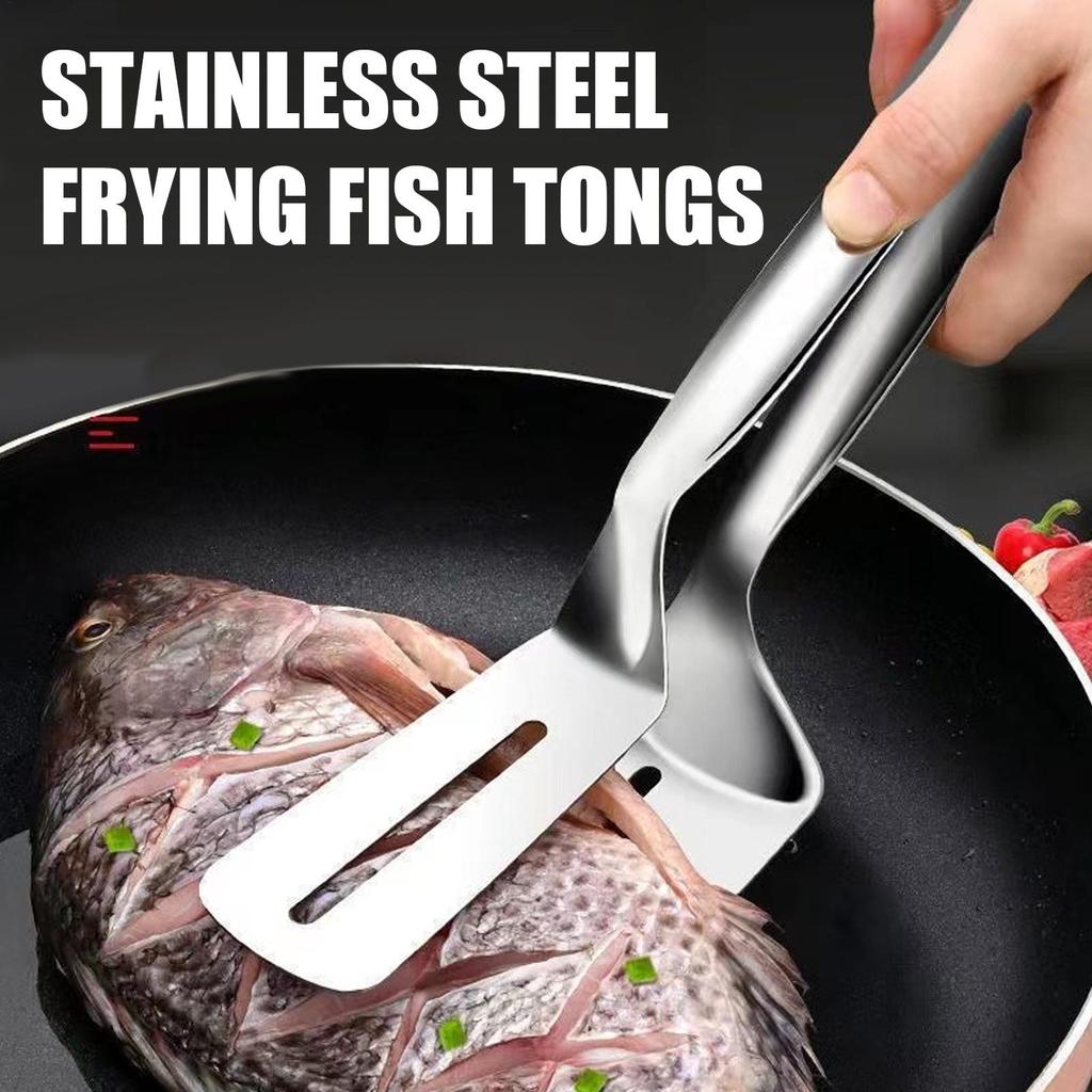 Зажимы для переворачивания стейков из нержавеющей стали для барбекю, многофункциональные щипцы для готовки, двухсторонняя лопатка, щипцы-лопатки, зажим для стейка