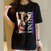 Britney Spears TShirt Black Metal Casual Funny Shirt Punk Rock Fan Apparel Fashion Cotton Classic Music Unisex Clothes