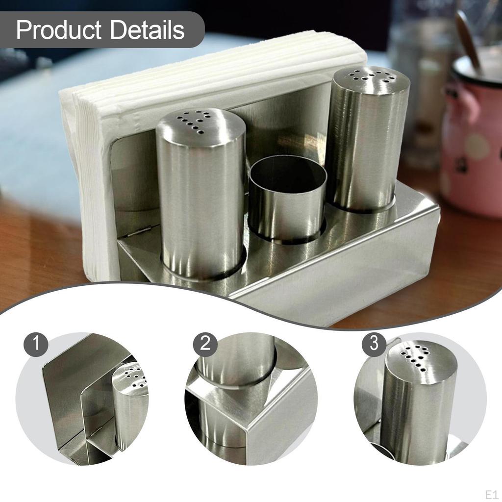 И Набор солонок и перечниц Банки для приправ с подставкой Аксессуары Зубочистка Держатель салфеток для