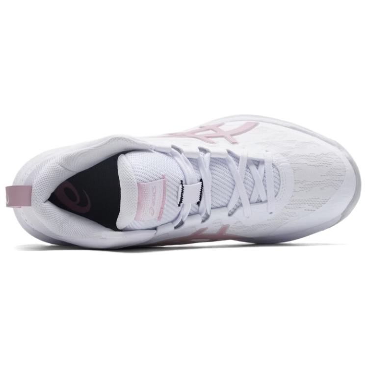 Asics Gelhoop V17 Удобные Универсальные Низкие Баскетбольные Кроссовки Унисекс Белый Розовый 1063A101-105