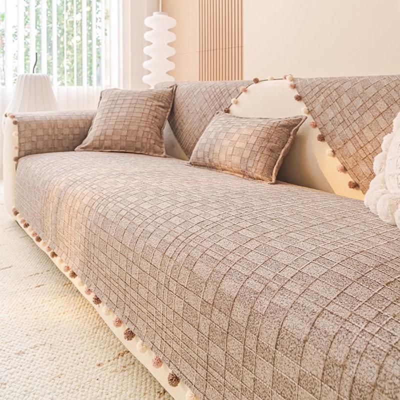 Vintage Style Chenille Sofa Cushion Non-slip Universal Couch Cover All