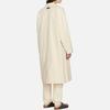 Fear of God Essentials Осень Зима 2022 Длинное Пальто Мужская Верхняя Одежда Яичная Скорлупа-Белый FOG-SS22-712