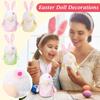 Glowing Easter Bunny Faceless Doll Easter Doll Dwarf Doll Adornment