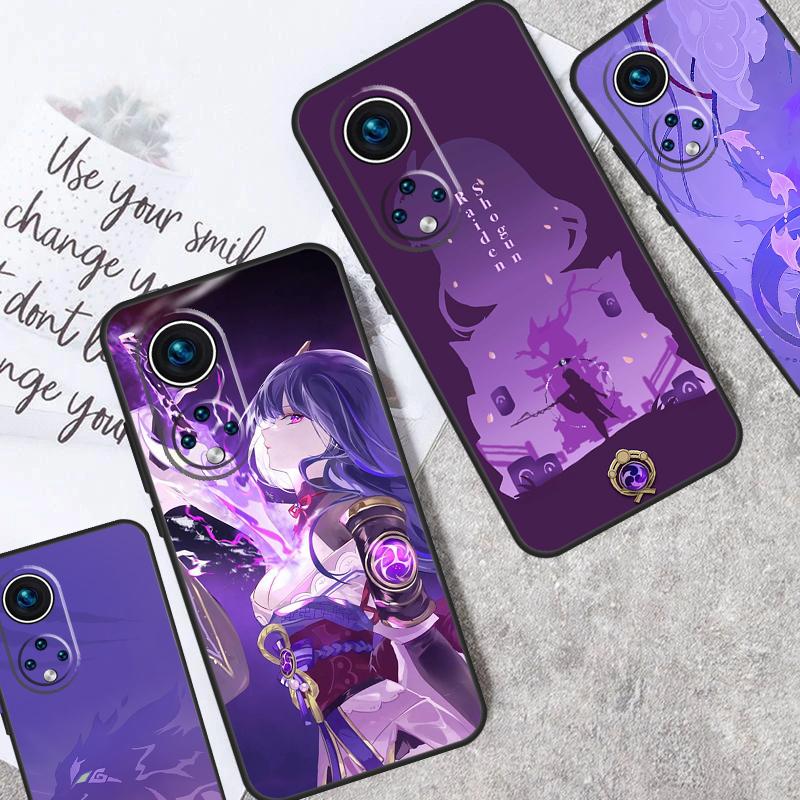 Чехол Genshin Impact Райдэн Сёгун для Honor X9a X7a X8a X6a X7 X8 X9 X9b X8b Чехол для Honor Magic 5 6 Pro 50 70 90 Lite