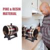 1Pcs Real-Like Wooden Wine Barrel 5L Beer Wine Storage Dispenser Exquisite Home Bar Pub Decor Gift Beer Barrel Wood Bucket