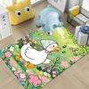 Interesting Duck 3D HD Cartoon Area Carpet,Rug for Living Room Bedroom Office Sofa Kitchen Doormat Decor,Kids Non-slip Floor Mat