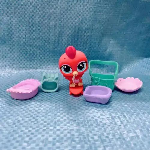 Hasbro Littlest Pet Shop Мультяшная Q-версия Животное Мини-подставки Котенок с короткой шерстью Собака Милый Большеглазый Детские Фигурки Игрушка