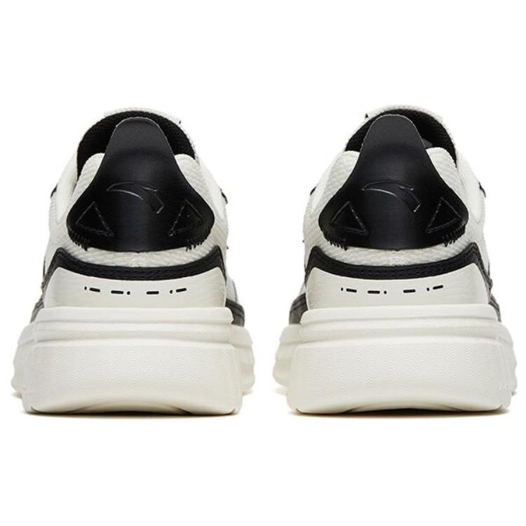 Anta Walker Non-Slip Wear-Resistant Low-Top Sports Casual Shoes Women Sneakers Black White 122328816-4