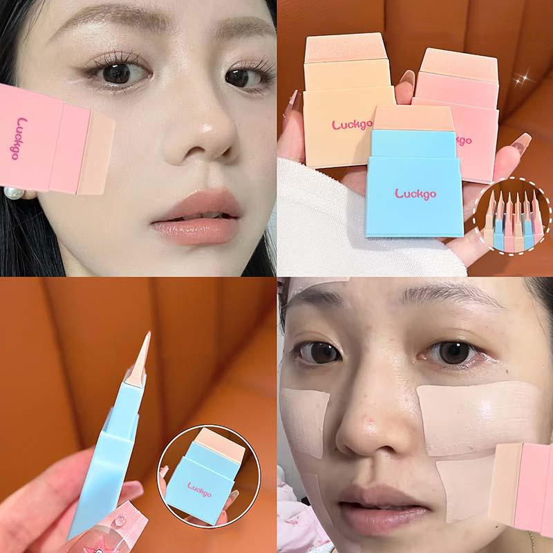 Portable Silicone Foundation Brush Evenly Applied Powder No Streak Foundation Flat Head Face Base Makeup Beauty Tools Easy Clean