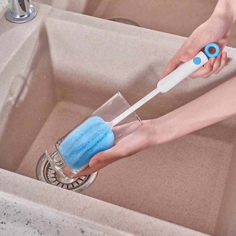 Brush Cup Sponge For Stain Removal And Bottle Cleaning In Kitchen Durable Tool