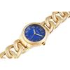 Montre - EXCELLANC - ligne signature - Doré - Cadran bleu - 38 mm - Bracelet métal