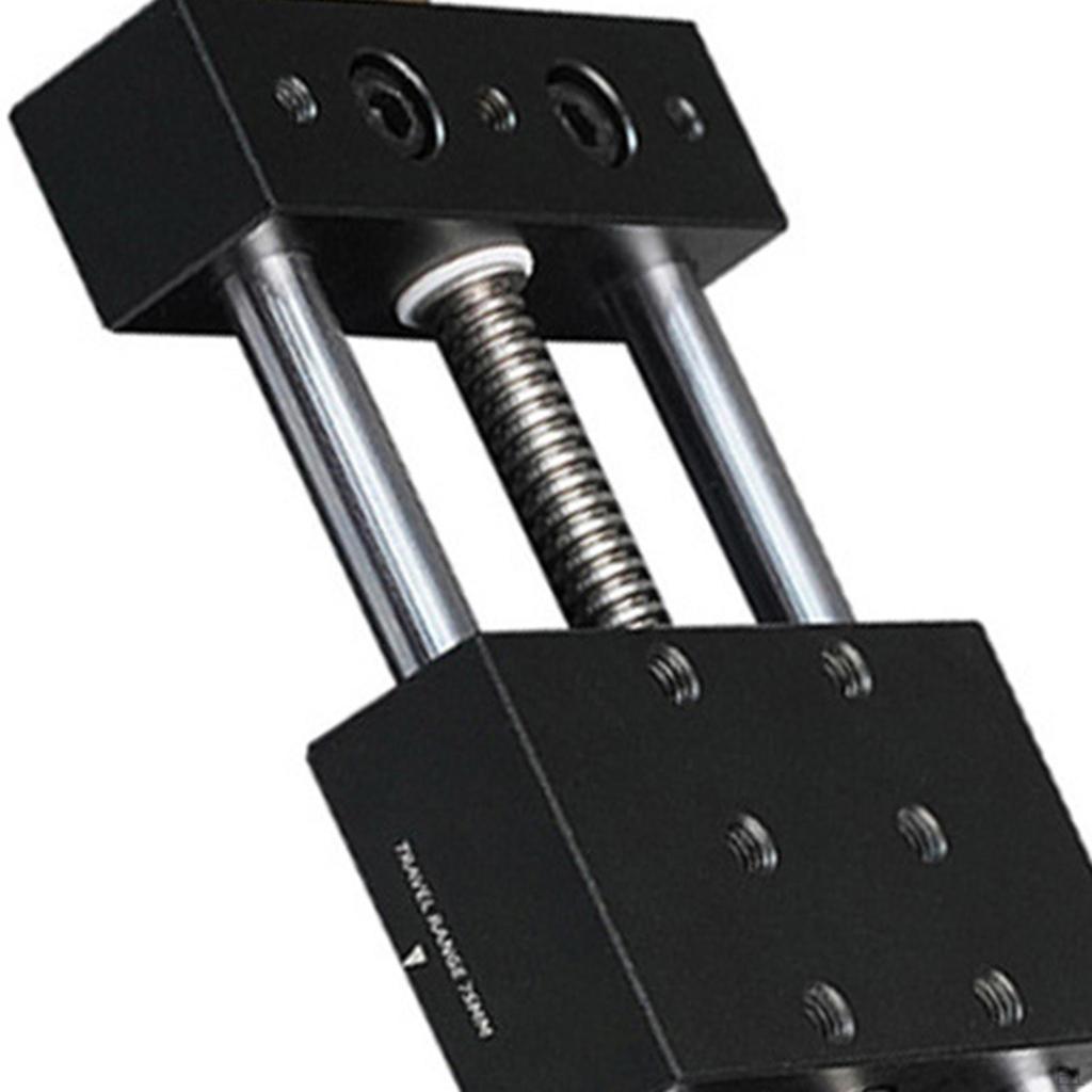 75 мм Ход ЧПУ Линейный Стол Перемещения Привод Движения Поперечный Стол Компонуемый Контргайка Рельс