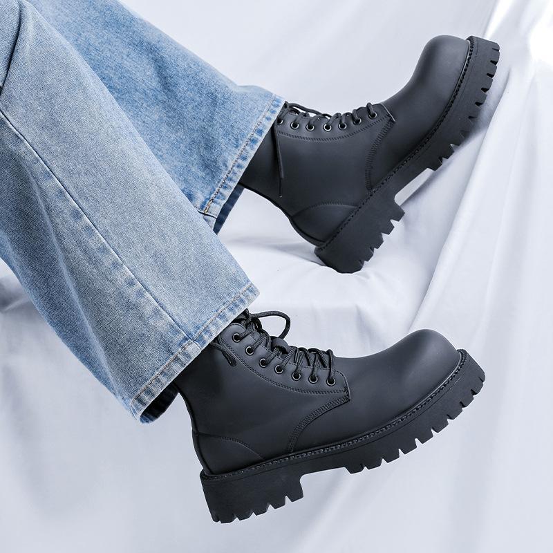 2024 Martin boots мужские высокие кожаные ботинки локомотивные ботинки дышащие кожаные ботинки с завышенной талией ботинки для инструментов мужские 8267-R