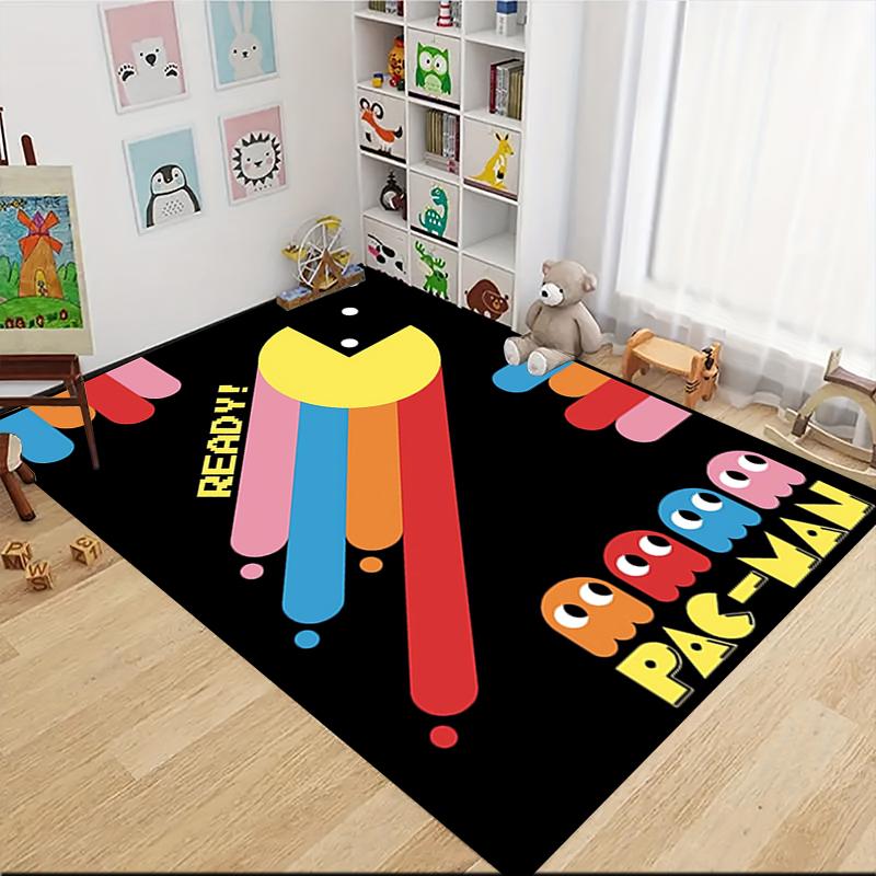 1Pc Pacman Adventure Carpet Rug Customizable Soft Washable Antislip Home Living Room Sofa Mats Personalized Rug 091790