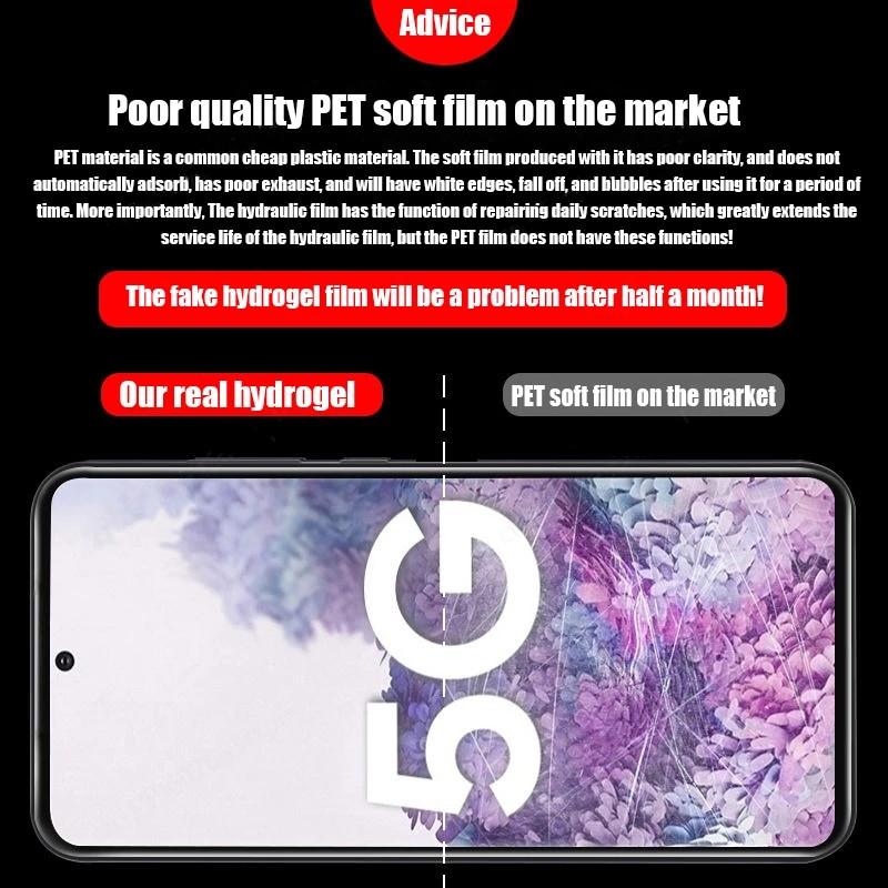 4 шт. гидрогелевая пленка для Samsung Galaxy S20 S22 S21 Ultra S10 S9 S8 Plus FE, защитные пленки для экрана Samsung Note 20 10 9 8 Plus S23U