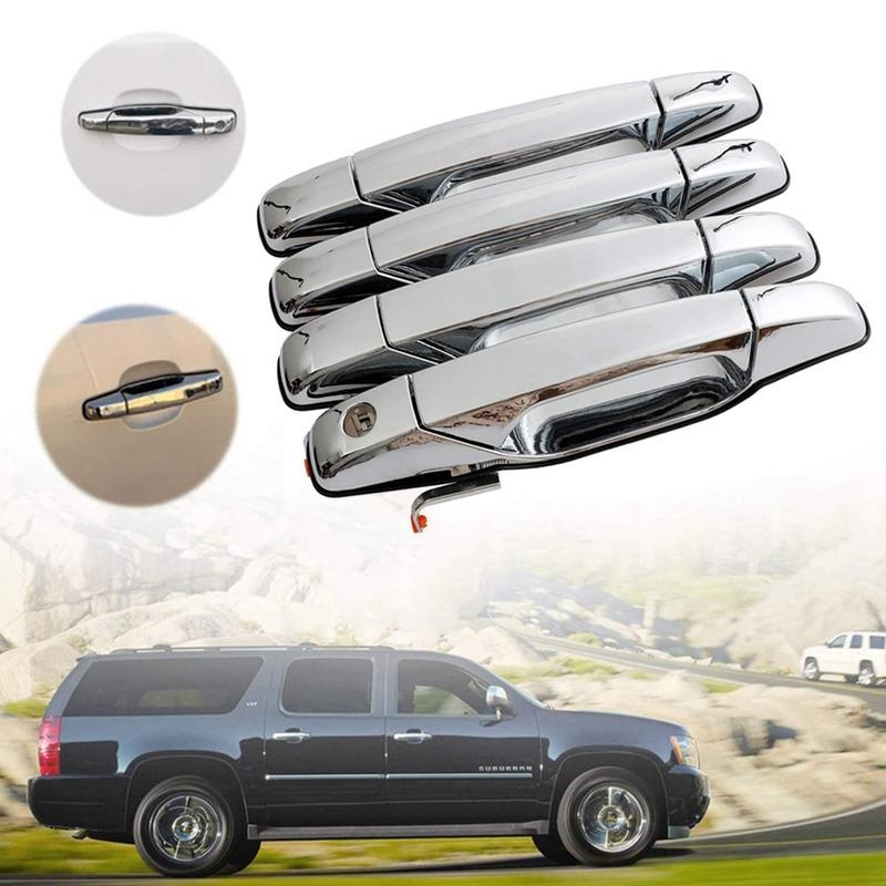 4 шт. Наружная ручка двери передняя задняя левая правая для Chevrolet Silverado Tahoe GMC Sierra Yukon Cadillac Escalade Пикап