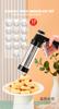 Extruding cookie machine, piping nozzle, meltable bean baking tools, cream piping gun, household baking molds