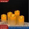 Светодиодные свечи без дыма с мерцанием и пультом дистанционного управления для атмосферы на день рождения, свадьбу или в KTV