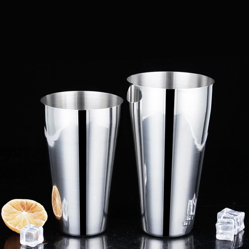 4 шт./компл., 550 мл/750 мл, шейкер из нержавеющей стали, миксер для вина, мартини, Бостонский шейкер для напитков, вечерние барные инструменты, набор шейкеров для коктейлей