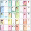 35Pcs/Set Kids Squeegee Art Craft Kit Rainbow Scratch Paper Art Kit Educational DIY Children Dot Scratch Painting Toy Toddlers Boys Girls Party