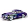 1/24 Benzs 300SL Alloy Car Model Diecasts Metal Classic Electroplating Vehicles Car Model Simulation Sound and Light Kids Gifts