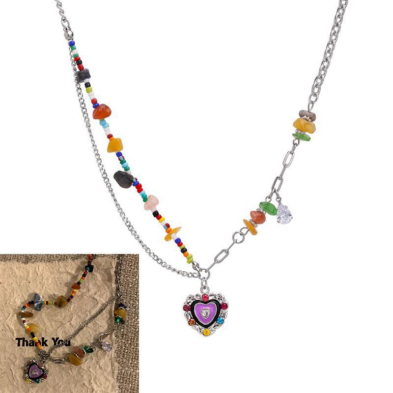 Silver Opal Necklace for Women Girl Liquid Lava Star Irregular Jewelry 925 Stamp Birthday Gift Dropshippping