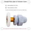 Brass Sliding Door Wheel Replacement Parts Sliding Roller New Shower Door Rollers  Bathtub