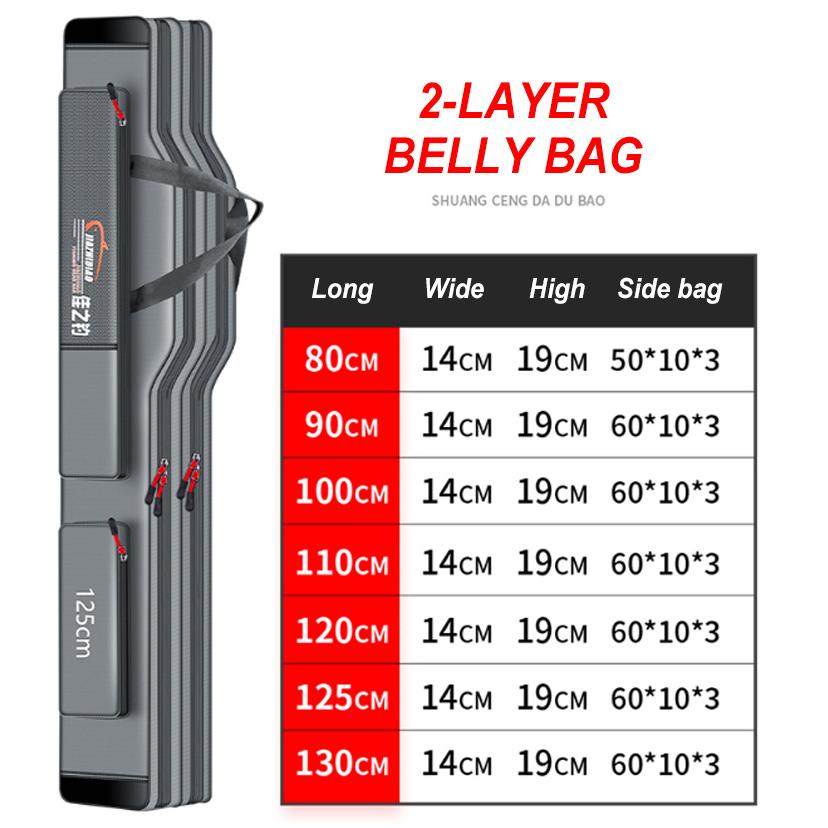 Портативная сумка для рыбалки со стальной проволокой, многоцелевая утолщенная водонепроницаемая прочная сумка для удочки, сумка для рыболовных снастей X277G