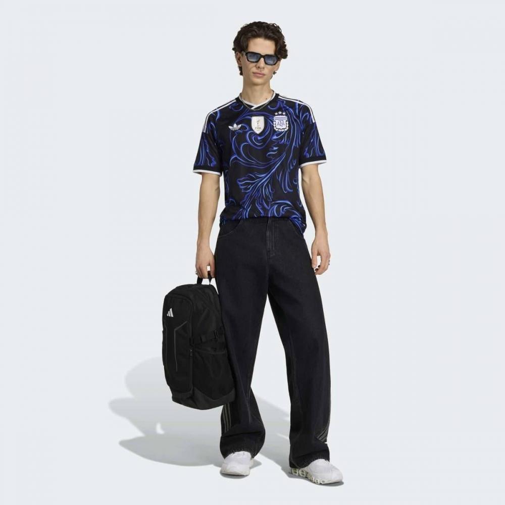 adidas Мужской S 26 Гостевая футболка Синяя Jm8395