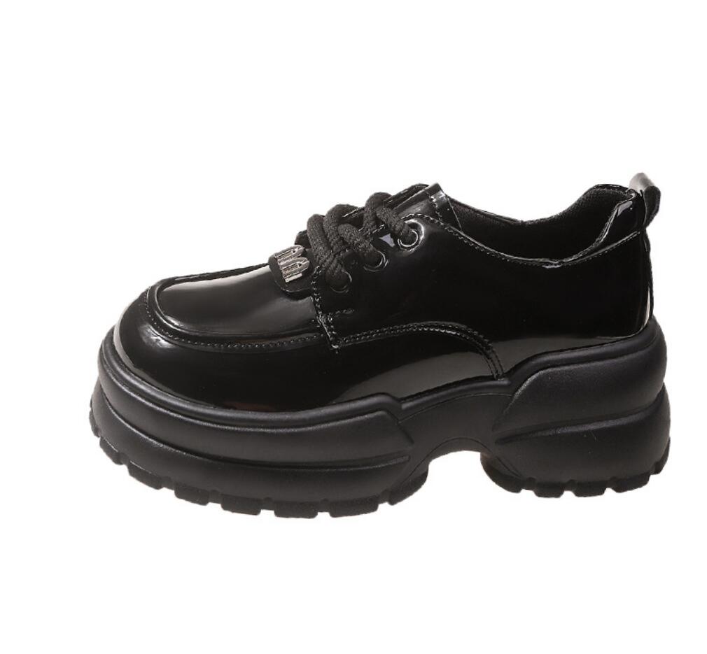 Модные женские туфли на платформе 2024 Весна британский стиль шнуровка Мэри Джейн Туфли женские японские Jk Uniform Лолита Туфли на толстой подошве