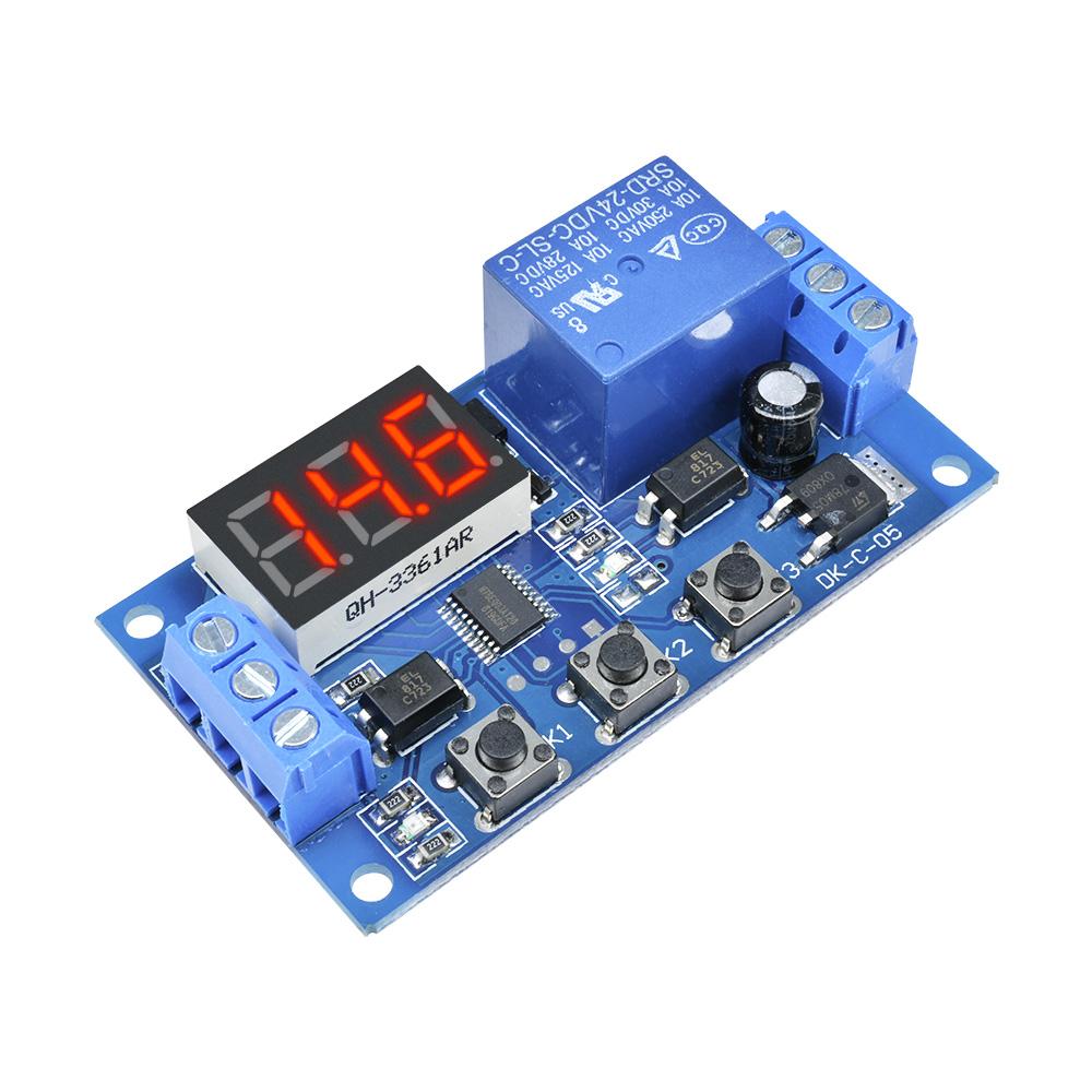 DC 12V 24V LED Digital Time Delay Relay Automation Trigger Time Circuit Timer Control Cycle Adjustable Switch Relay Module