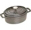 Кокотница Zwilling Staub овальная 19,2×14,2 см графитовая 600 мл (40509-477-0)