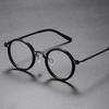 New High Quality Retro Punk Style Metal Round Frame Glasses Men Women Fashion Punk Metal Anti Blue Light Glasses