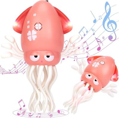 Игрушка Funk Doggie Squid, Электрический Роботизированный Танцующий Осьминог для Детей со Светодиодной Подсветкой и Музыкой, Оснащен Датчиками Обнаружения Препятствий, Трясется, Танцует,
