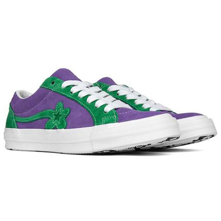 One Star Golf Le Fleur x One Star Converse Ox Фиолетовое Сердце 162128C