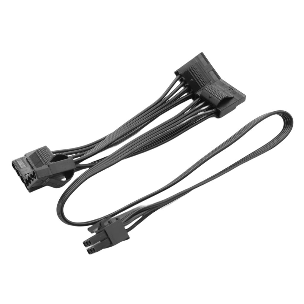 ABBY-2X 6-контактный к 4 Molex Модульный кабель питания 6-контактный к 4 IDE кабелю Для CORSAIR RM1000X RM850X RM750X RM650X RM550X