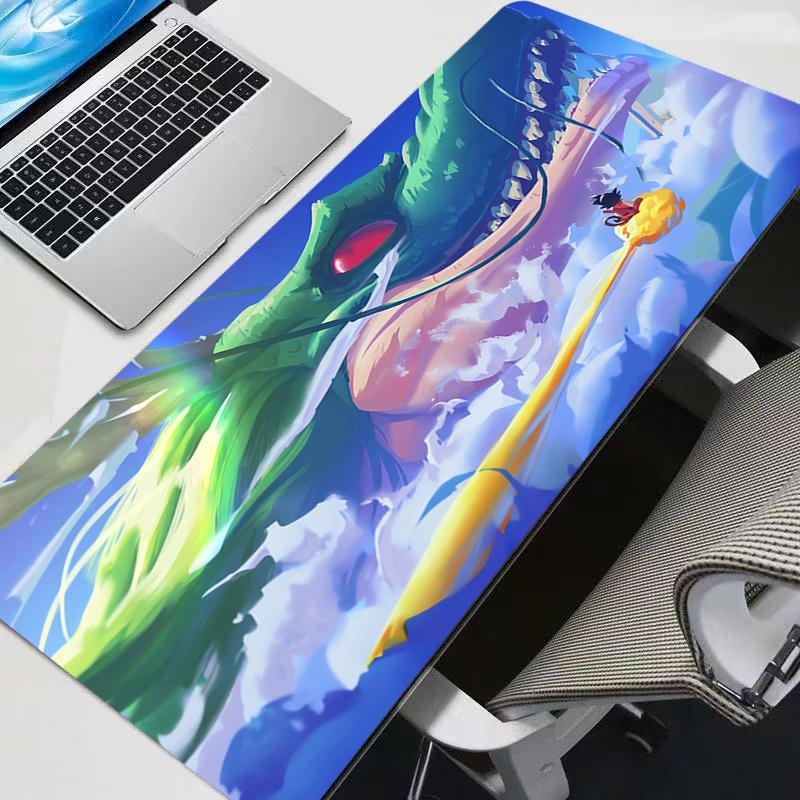 Large Gaming Keyboard Rug Laptop Japan Cool Anime Mouse Pad For LOL Black DBZ Dragon Ball Z Desk Mat PC Gamer Carpet Mousepad