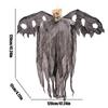 Hangable Halloween Skeleton Ghost With Glowing Eyes Scene Courtyard Decoration Luminous Electric Induction For Theme Parties