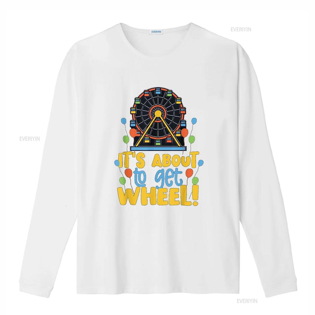 Ferris Wheel Design Perfect For Girls And Boys T Shirt vintage Washed Slightly designer clothes Breathable streetwear Stretched