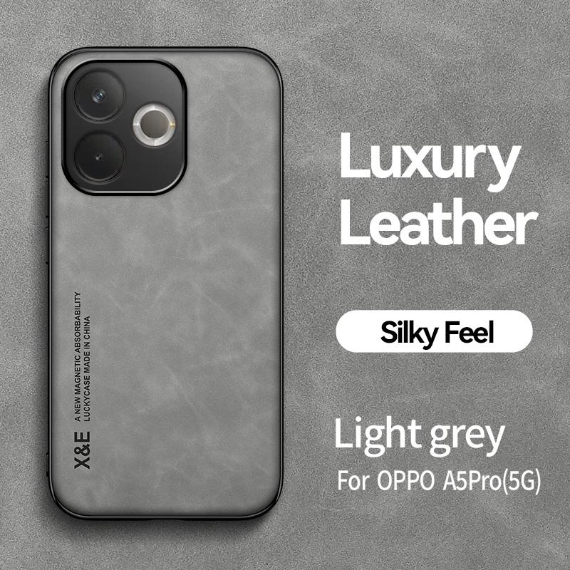 KEYSION Роскошный ретро чехол из искусственной кожи для OPPO A5 Pro 5G Мягкий силиконовый + противоударный чехол для задней панели телефона из поликарбоната для OPPO A5 Pro 5G