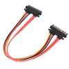 22Pin SATA Power Extension Cable Serial ATA Male To Female Combo Data Power Extension Cable 1ft