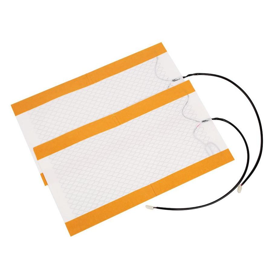 Универсальные 2 шт. 48×27 см Автомобильные сиденья из углеволокна с подогревом, греющая накладка 12 В